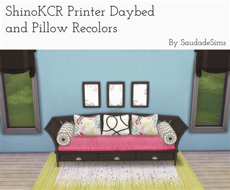 My Sims 4 Blog Shinokcrs Pottery Barn Home Office Daybed And Pillows