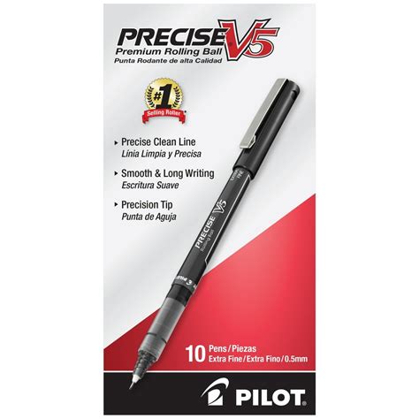 Precise Pilot V5 Stick Liquid Ink Rolling Ball Pens Extra Fine Point