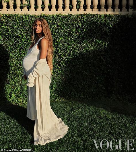 Ciara Showcases Her Baby Bump In Stunning New Shoot For British Vogue