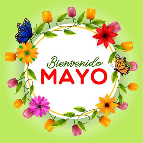 Banco de Imágenes Gratis Bienvenido Mayo Imágenes con mensajes para compartir