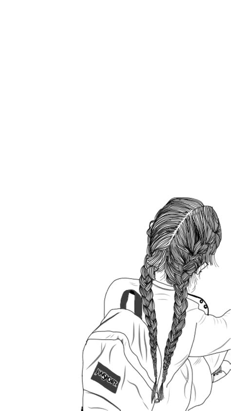 Aesthetic Drawing Girl Wallpapers Wallpaper Cave