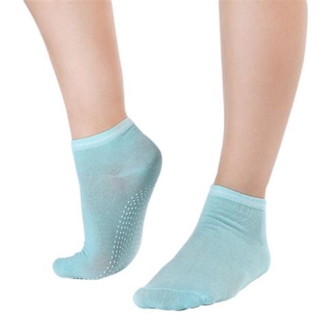 Pairs Non Slip Yoga Socks Women Cushioned Sole Grip Socks For Pilates Barre Women Fitness