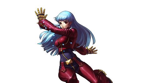 1girl belt blue hair breasts catsuit chaps cropped jacket gloves highres king of fighters xiii