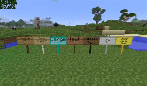 Moar Signs Mod For Minecraft 164172174175179 Minecraftdls