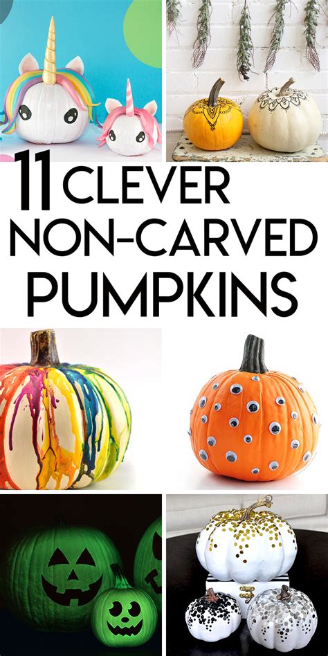 11 Clever Non Carved Pumpkin Ideas For Halloween Random Acts Of Crafts