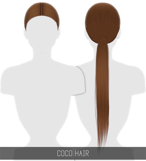 Sims 4 Hairs ~ Simpliciaty Coco Hair