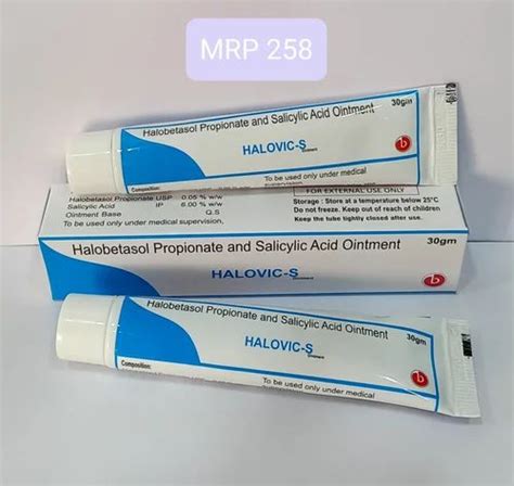 Halobetasol Propionate Salicylic Acid Ointment Packaging Size 50 Gm