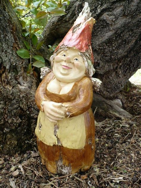 19 inch lady woodland gnome better half duke`s wife female nome woman ebay gnomes better