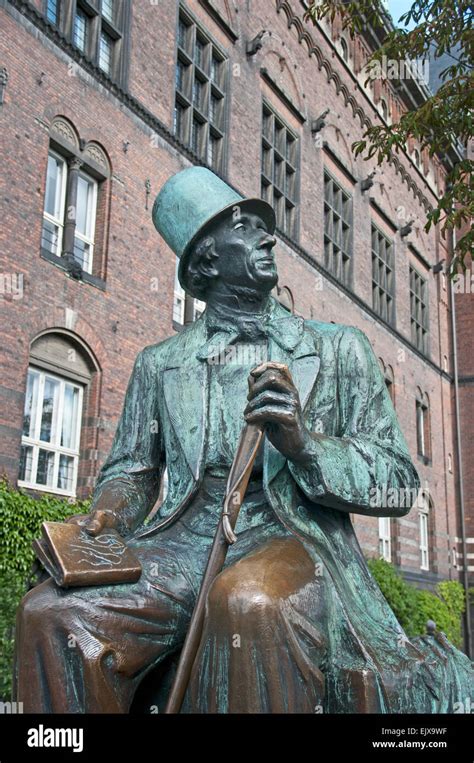 Hans Christian Andersen Statue Copenhagen Denmark Stock Photo Alamy