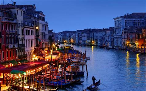 Free Download Venice Gondola Sunset Hd Wallpaper Background Images