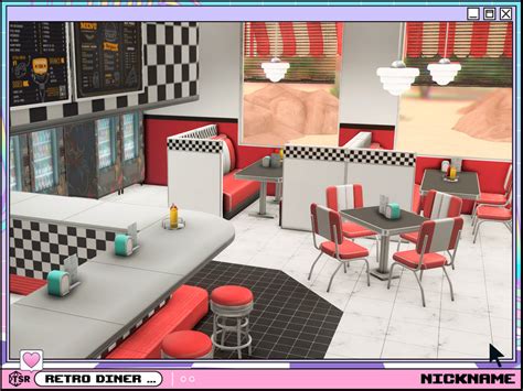 The Sims Resource Retro Diner Set