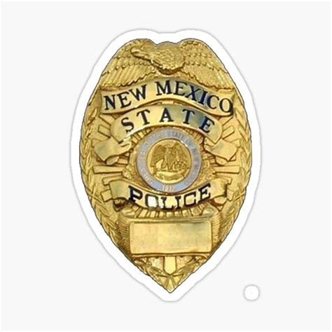 New Mexico State Police Sticker For Sale By Lawrencebaird Redbubble