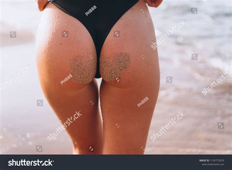 Sexy Sandy Woman Butt Stock Photo Edit Now