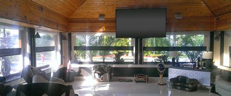 Enclosed patio features & costs. Motorized Screens | Hyde's Screening Inc.