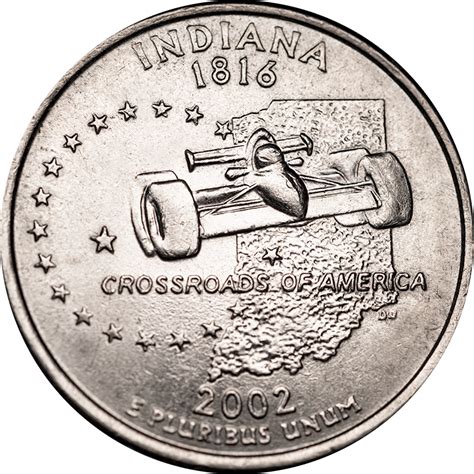 2002 P Indiana State Quarter Value