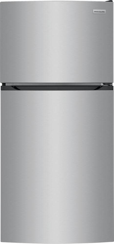 frigidaire brushed steel top freezer refrigerator 13 9 cu ft ffht1425vv kulima