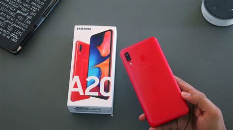 Samsung Galaxy A20 Unboxing And Initial Review Red Colour Youtube