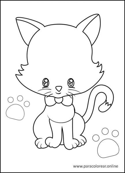 Los Mejores Dibujos De Gatos Para Colorear Imprimir Y Pintar 🐱