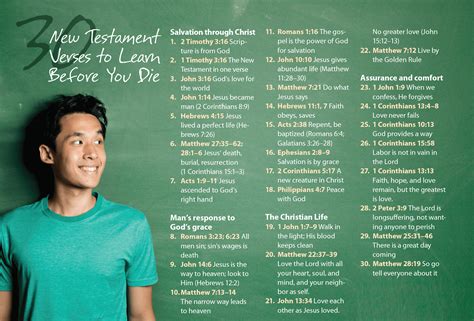 Unleavened bread symbolizes the absence of sin as we read in the new testament where leavening represents sin as it spreads and puffs up, and so we can offer god thanks giving but not if we have unconfessed sin. 30 New Testament Verses to Learn Before You Die | House to ...