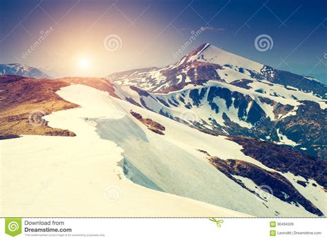 Magical Mountains Landscape Stock Image Image Of Mountain Light