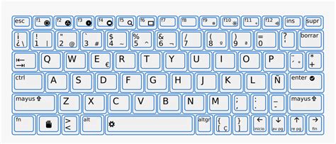 Free Printable Computer Keyboard Templates Hd Png Download Kindpng