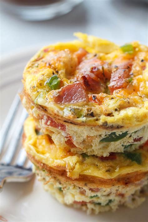 Keto Low Carb Breakfast Egg Muffins Low In Carbs And High In