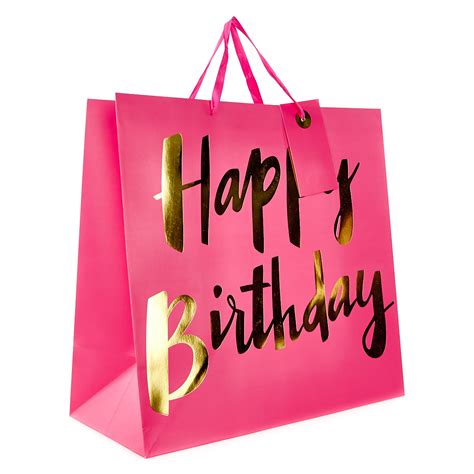 Beautiful happy birthday gift images to share with your loved ones on their special day. Buy Giant Gift Bag - Pink, Happy Birthday for GBP 1.99 ...