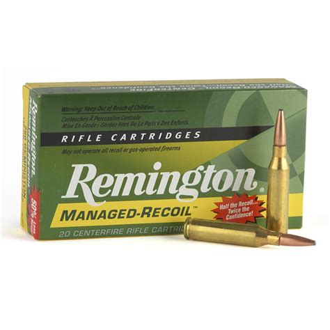 Remington Managed Recoil Rifle 308 Winchester Core Lokt Psp 125