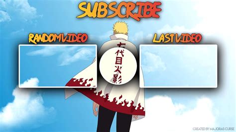 Naruto 2d Outro Template 2 Psd Free Download Youtube