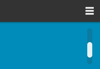 On small screens, these sections stack on top of each other. How to Build a Shrinking Fixed Top Bar With Foundation