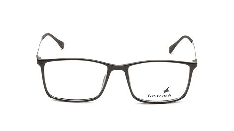 Black Rectangle Rimmed Eyeglasses Fastrack Ft1117mfc1v At Best Price
