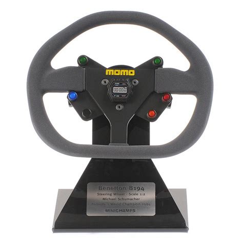 If you've ever seen a steering wheel from a formula 1 car before, you'll just how wildly complex they are. PMA200941605 - 1:2 Benetton B194 Steering Wheel - Michael Schumacher Formula 1 World Champion ...