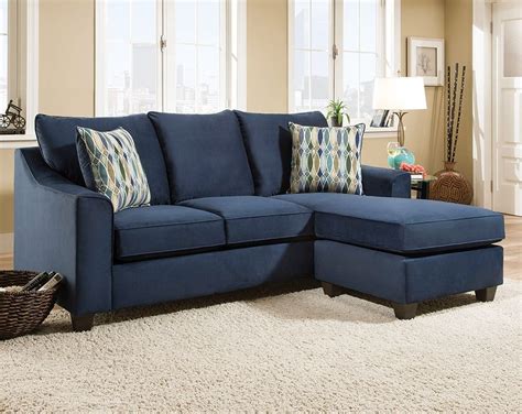 Dark Blue Sofa With Accent Pillows Nile Blue 2 Pc Sectional Sofa Within Sectional Sofas At Rooms To Go 