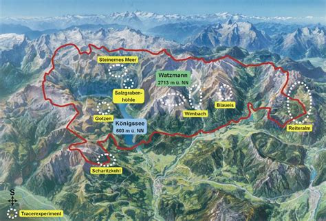 Berchtesgaden National Park Map Gwerh