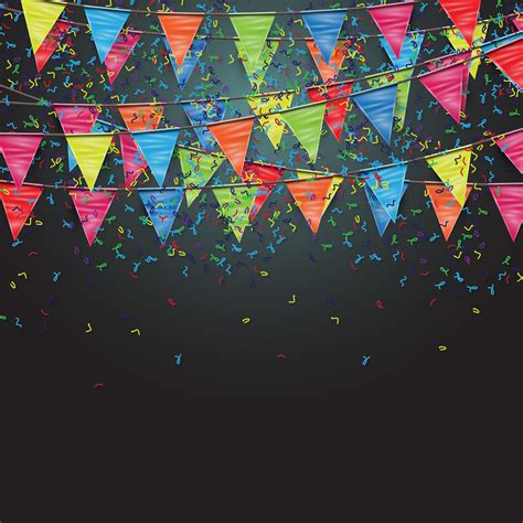 Festive background with flags, vector 320389 Vector Art at Vecteezy