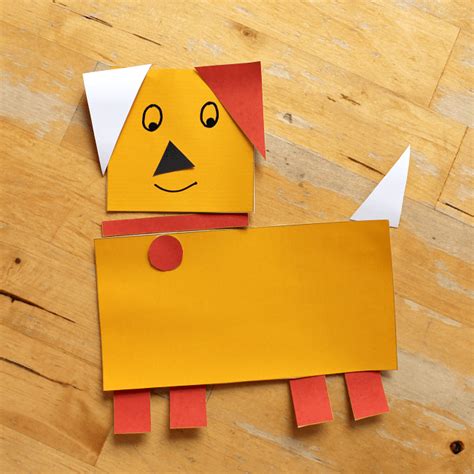 Let's draw cute animals from simple shapes!easy animal drawing tutorial step by step :)this video is good for kids and toddlers to learn colors, shapes and t. Shape animals: free printable dog craft shape activity ...