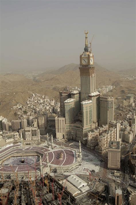 Royal Clock Tower In Mecca Over The Kaaba Pics