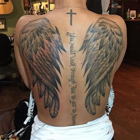 55 Ingenious Angel Wings Tattoo Designs For Men And Women