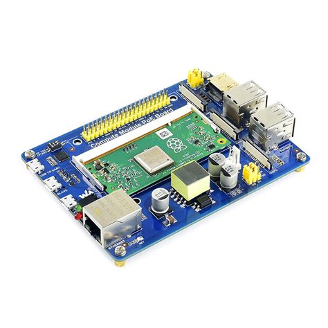 Raspberry Pi Computing Module Expansion Board CM Lite Baseboard With PoE US