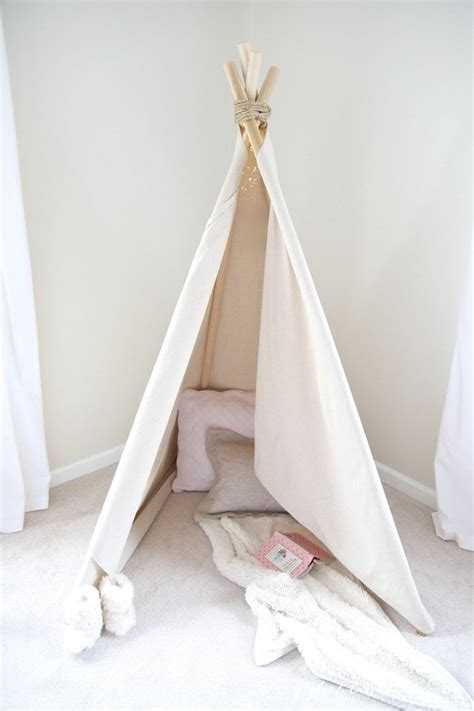 how to make a teepee tent an easy no sew project in less than an hour
