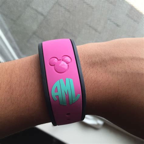 Monogram Decal For The Disney Magic Band Decal Only Customizable With