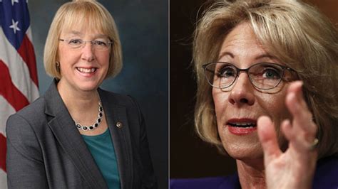 Betsy Devos Confirmed As Education Secretary Sen Murray Calls Pick