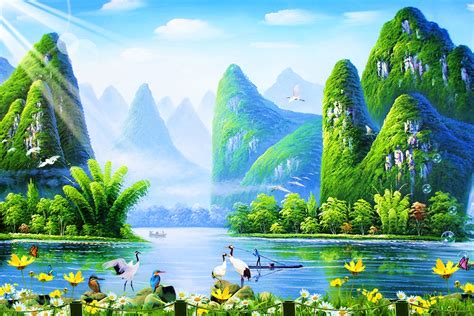 Tổng Hợp 25 Bức Tranh Phong Cảnh Thiên Nhiên đẹp Mê Hồn