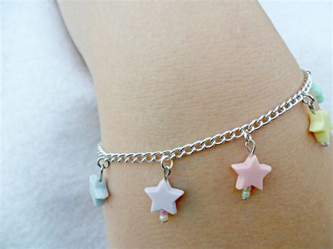 Fairy Kei Star Bracelet Candy Pastels Cute And Kawaii Via Etsy