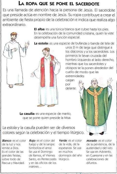 La Catequesis Conocemos La Vestimenta De Un Sacerdote Images And
