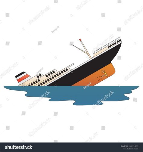 Titanic Sinking Over 138 Royalty Free Licensable Stock Vectors
