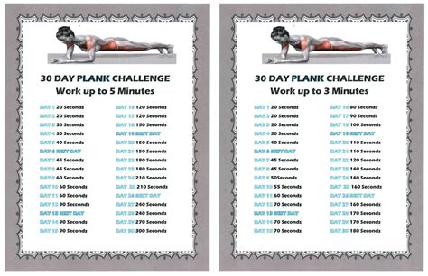 The Plank Challenge Now In Two Varieties 30 Day Plank 30 Day Plank