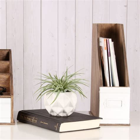 Shop kitchen, bathroom, bedroom storage, & much more. Kate and Laurel Industrious Magazine Holder Desktop ...