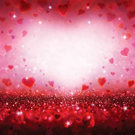 Sjoloon 10x10ft Valentines Day Photo Backdrops For