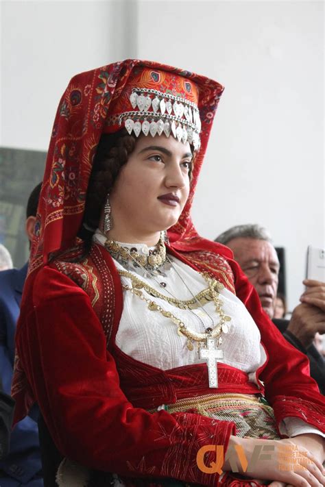 Albanian Bride Mirdita Albanian Clothing Folk Clothing Traditional Dresses